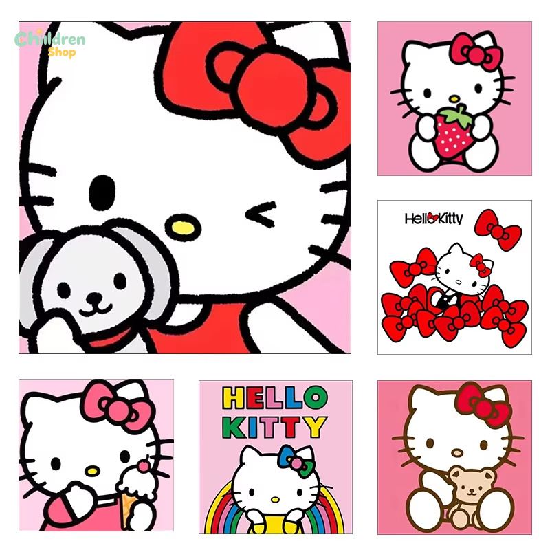 Sanrio Hello Kitty Kawaii For  - Resin Art Wallpaper ulasan dan harga