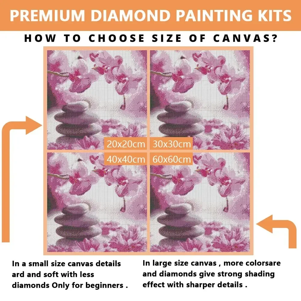 DIY 5D Diamond Painting Kits B - Resin Art Baby ulasan dan harga