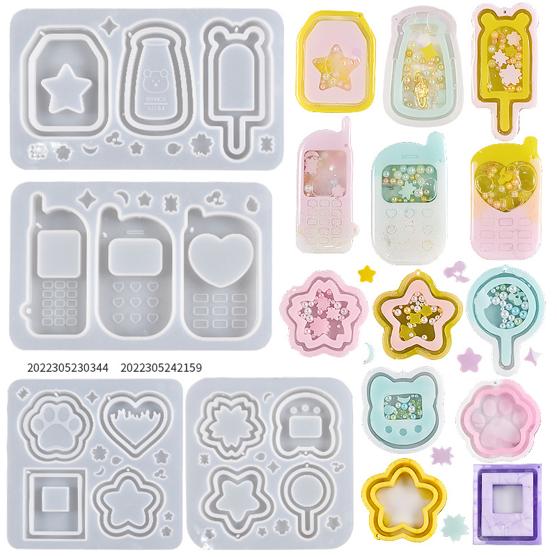Resin Shaker Molds Set Charms  - Resin Art Equipment ulasan dan harga