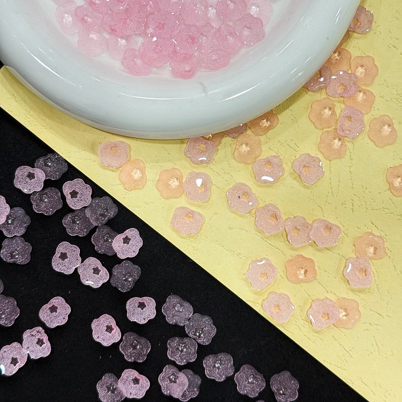 50Pcs 11X10.5mm Mini Sugar Clo - Resin Art Case ulasan dan harga