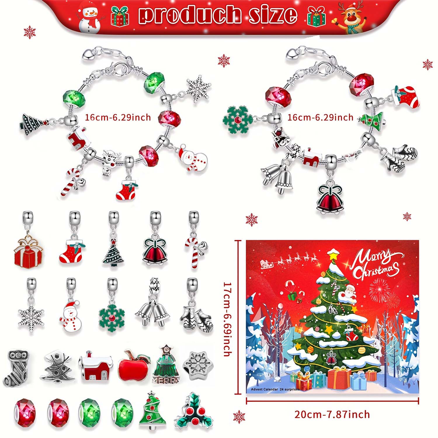 Creative Christmas 24-Day Coun - Resin Art Case ulasan dan harga