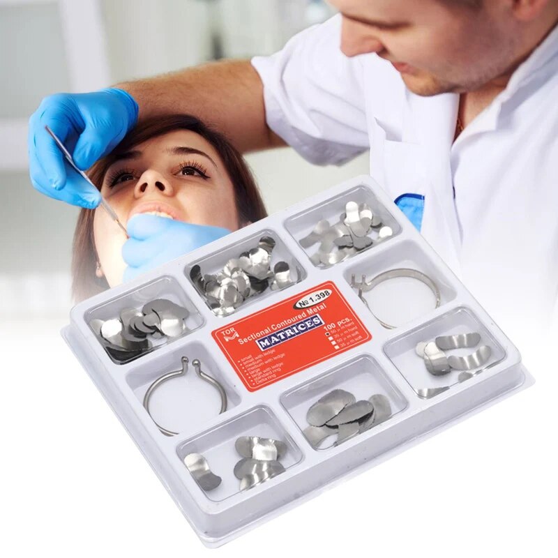100Pcs/Box Dental Sectional Ma - Resin Art Case ulasan dan harga