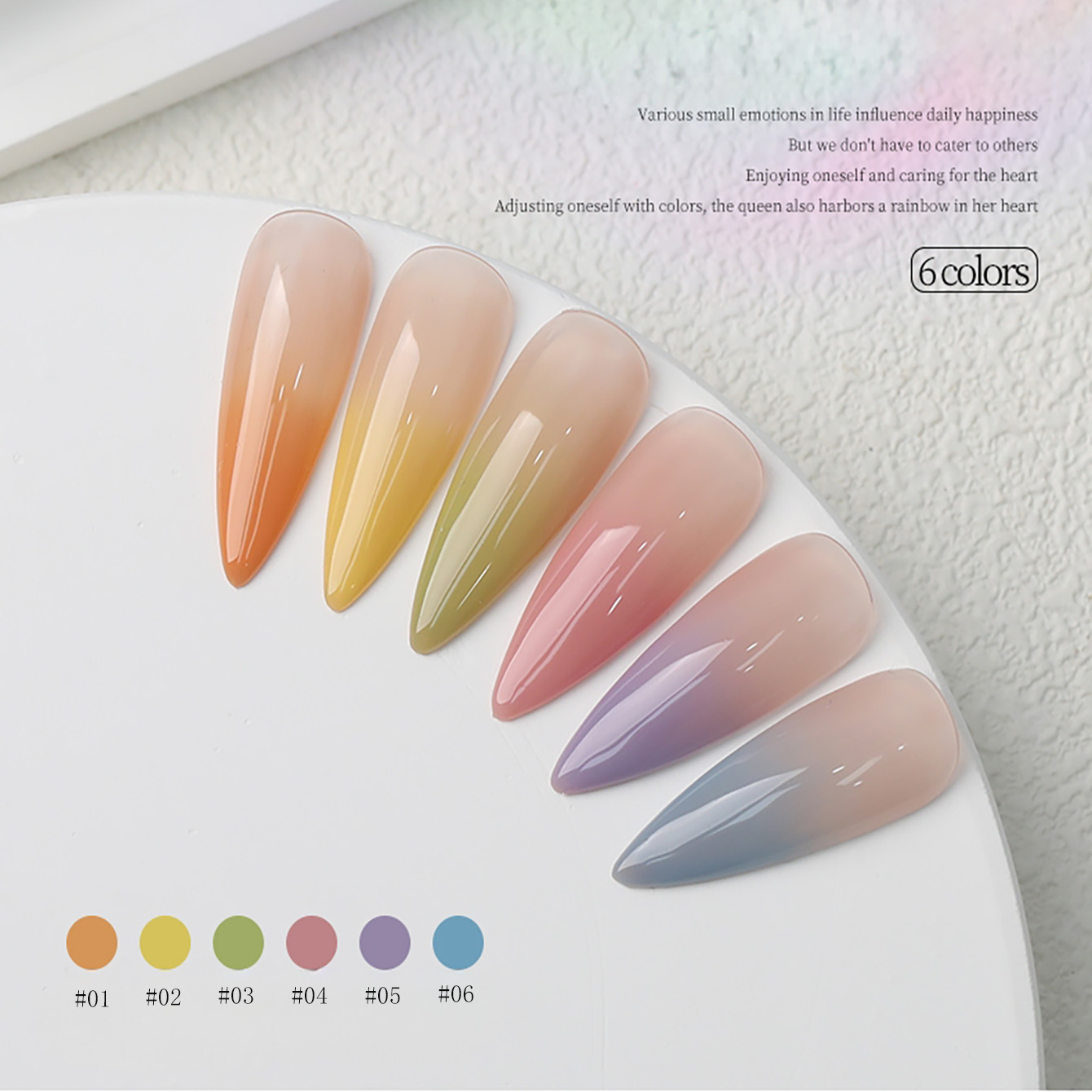 1-6pcs PSK New Macaron Candy O - Resin Art Equipment ulasan dan harga